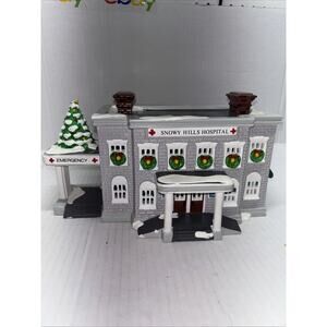 Dept 56 "Snowy Hills Hospital" Snow Village #54488 RETIRED w/Box No Light